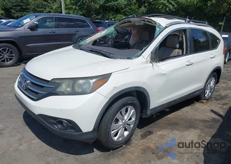 2013 Honda Cr-V Ex-L из США, поврежденный, VIN 5J6RM3H70DL014025
